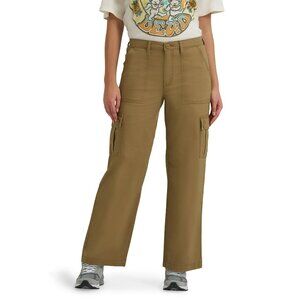 New Women's Lee Heritage Loose Straight Mid-Rise Cargo Pants